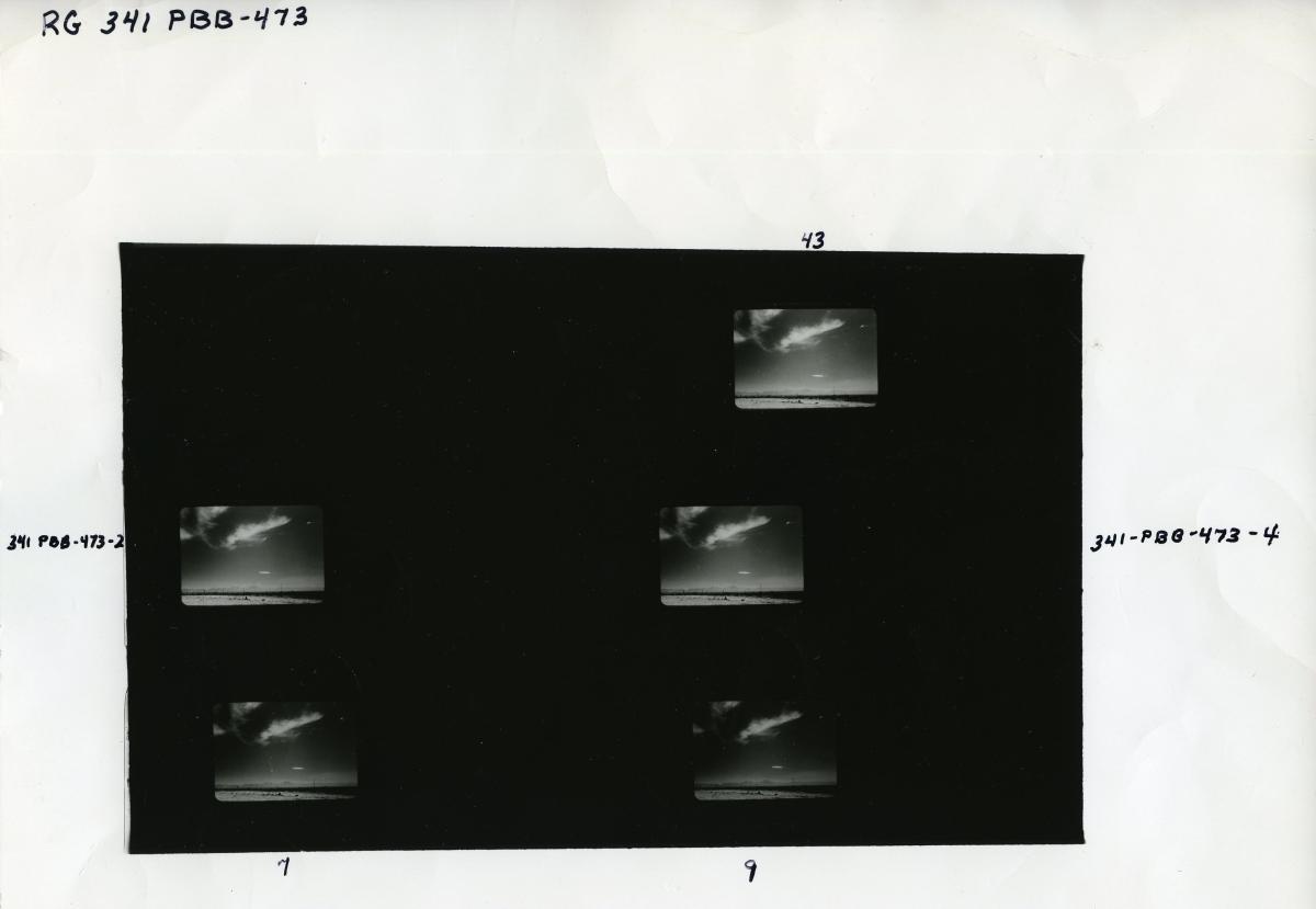 Alamogordo New Mexico Project Blue Book film from the National Archives